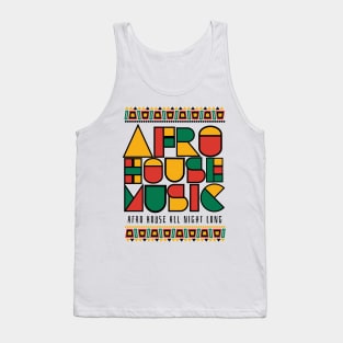AFRO HOUSE  - Cultured Font (Black) Tank Top